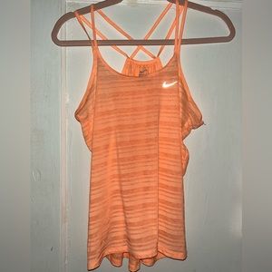 Nike - Orange Athletic Tank Size Small